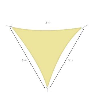 Toldo Vela Triangular