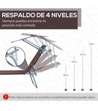 Tumbona Plegable