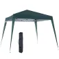 Carpa Plegable 3x3 m, Pop-up, Cenador Pabellón de Jardín, Altura Ajustable con Bolsa de Transporte, Anti-UV, Impermeable, Gazebo