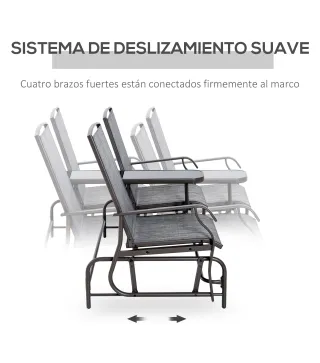 Mecedora de 2 Plazas