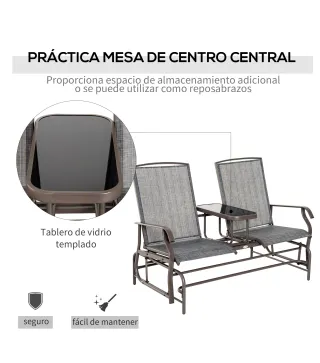 Mecedora de 2 Plazas