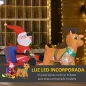 Papa Noel con Reno Hinchable