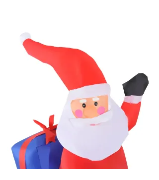 Papa Noel con Reno Hinchable