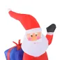 Papa Noel con Reno Hinchable