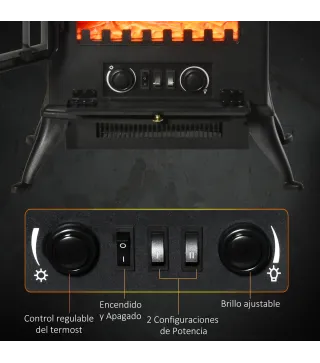 Chimenea Eléctrica Vertical
