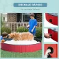 Piscina Plegable para Perros Gatos Ø160x30 cm Bañera Portátil para Mascotas PVC Antideslizante Múltiples Usos para Interiores y