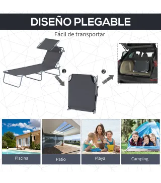 Tumbona Plegable