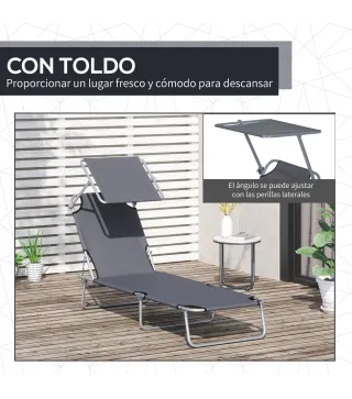 Tumbona Plegable