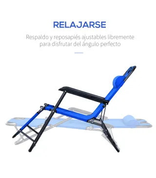 Tumbona Plegable y Reclinable