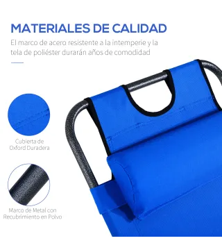 Tumbona Plegable y Reclinable