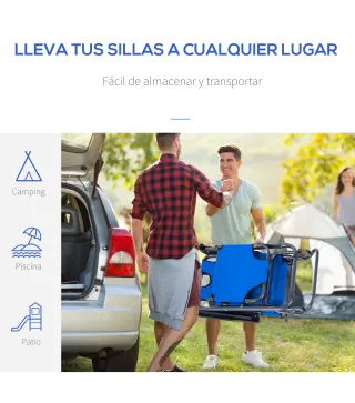 Tumbona Plegable y Reclinable