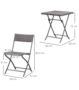 Conjunto de Muebles Ratán