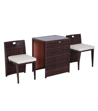 Conjunto 1 Mesa y 2 Sillas