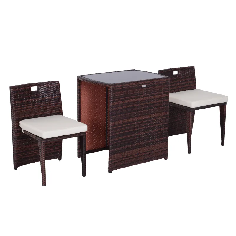 Conjunto 1 Mesa y 2 Sillas