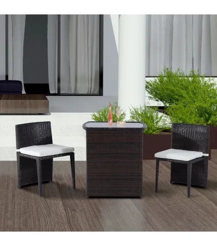 Conjunto 1 Mesa y 2 Sillas