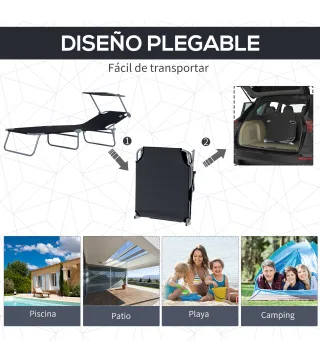 Tumbona Plegable