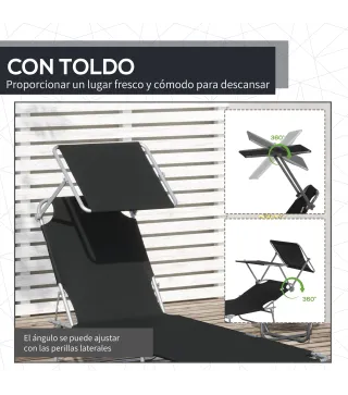 Tumbona Plegable