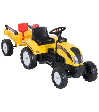 Tractor Pedal con Remolque