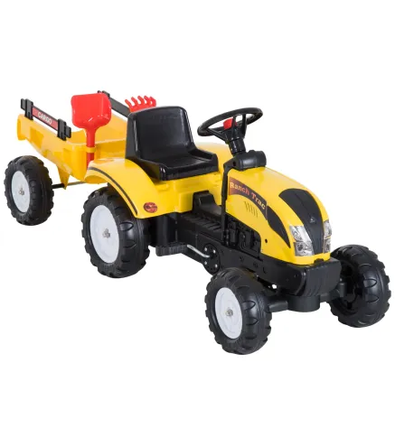 Tractor Pedal con Remolque