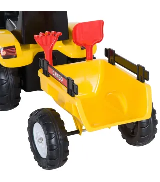 Tractor Pedal con Remolque