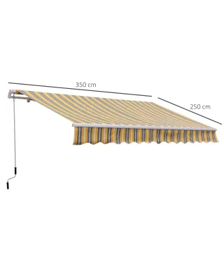 Toldo Manual Plegable