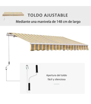 Toldo Manual Plegable