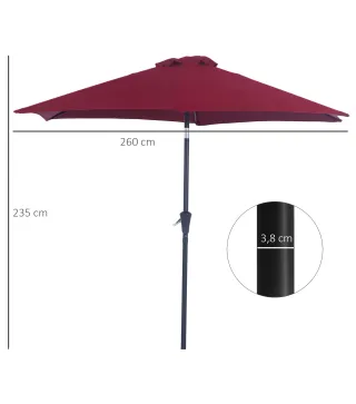 Sombrilla de Jardín