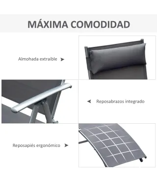 Tumbona Plegable