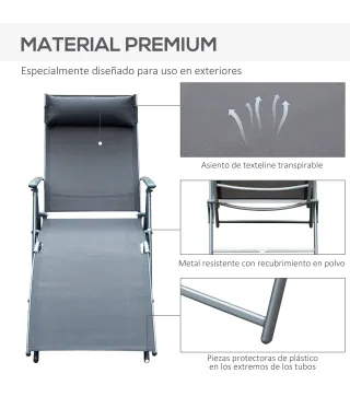 Tumbona Plegable