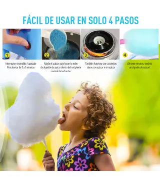 Máquina de Algodón de Azúcar Eléctrica