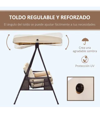 Columpio Balancín Jardín