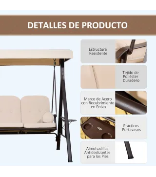 Columpio Balancín Jardín