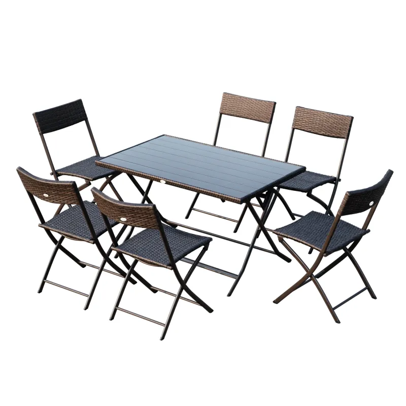 Conjunto de Mesa Sillas Ratán Conjunto de Mesa Sillas Ratán