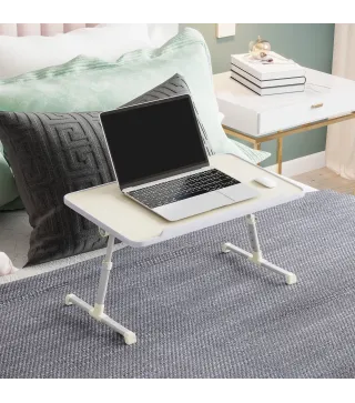 Mesa de Ordenador Ajustable y Plegable
