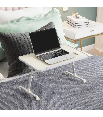 Mesa de Ordenador Ajustable y Plegable