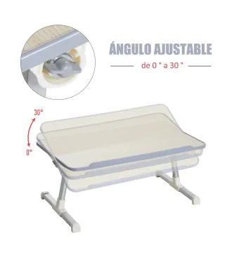 Mesa de Ordenador Ajustable y Plegable