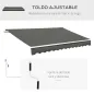 Toldo Manual Plegable