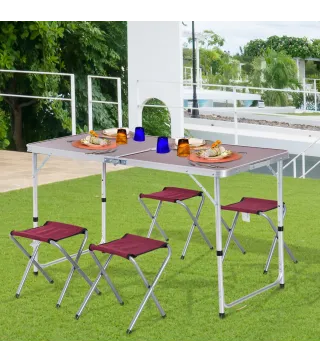 Conjunto de Mesa y Sillas de Jardín