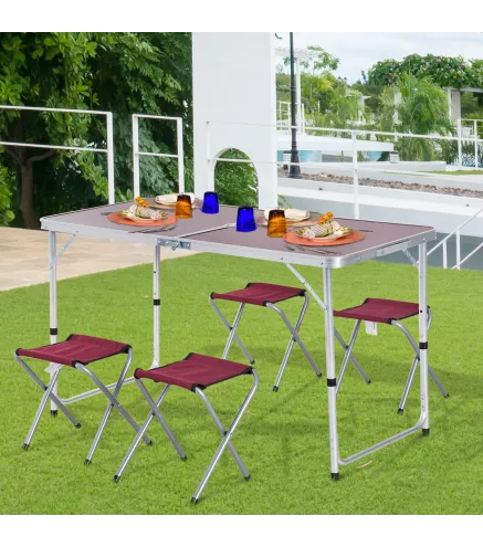 Conjunto de Mesa y Sillas de Jardín