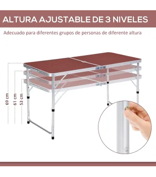 Conjunto de Mesa y Sillas de Jardín