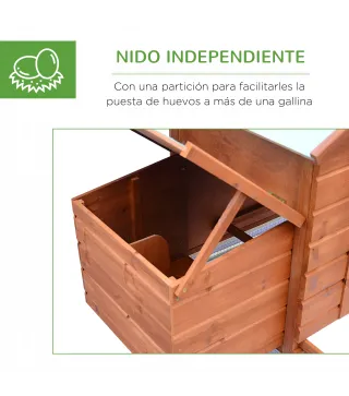 Gallinero de Madera para Exteriores