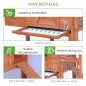 Gallinero de Madera para Exteriores