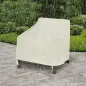 Funda Protectora para Muebles de Jardín 68x87x77cm Funda de Tela Oxford 600D Impermeable para Patio Terraza Color Beige