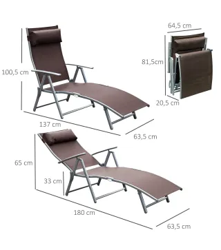 Tumbona Plegable