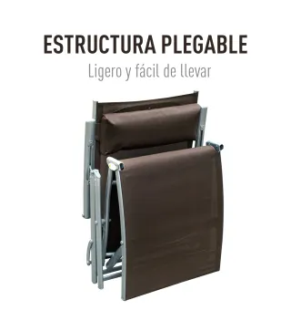 Tumbona Plegable