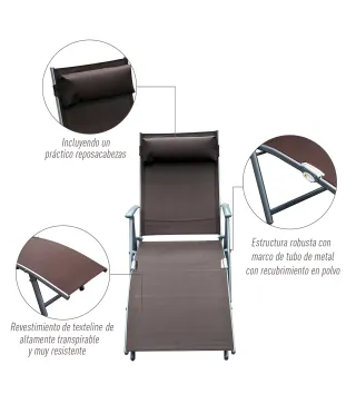 Tumbona Plegable