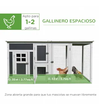 Gallinero de Madera Exterior