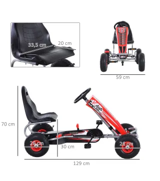 Go-Kart a Pedales para Niño