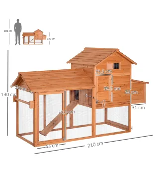 Gallinero de Madera Exterior