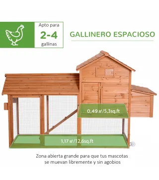 Gallinero de Madera Exterior